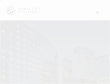 Tablet Screenshot of globalcityinvestments.com